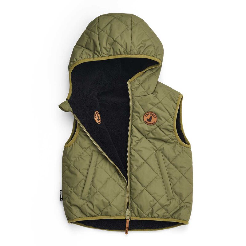 Crywolf Reversible Hooded Yeti Vest image number 7